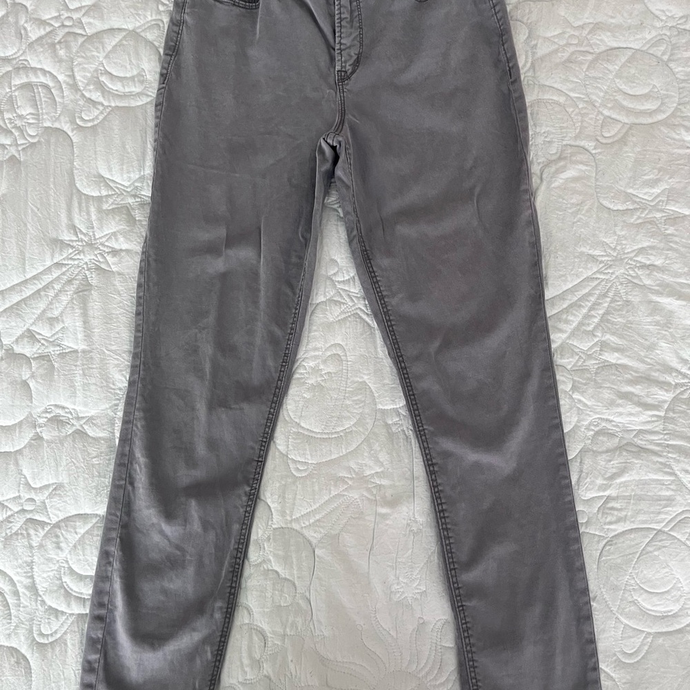 Gray Slim Fit Pants